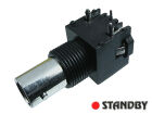 Self-Terminating printed circuit board BNC