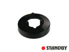 Mutterabdeckung 10 mm glänzend schwarz