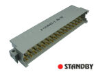 Male angled 32 pin type F