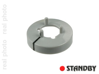 Mutterabdeckung 10 mm glänzend grau