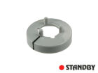 Mutterabdeckung 10 mm glänzend grau