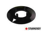 Scheibe für 36 mm Drehknopf glänzend schwarz