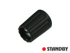 Drehknopf 10 mm matte schwarz