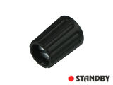 Drehknopf 10 mm matte schwarz