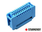 gniazdo R=2,54mm; 20 pin; na taśmę