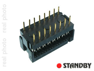 IDC 16 pol, DIP/DIL-IC-Sockel-Verbinder