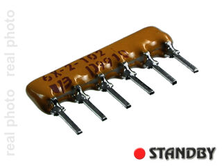 Resistor network 3x1k (10pcs)