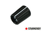 Drehknopf 10 mm matte schwarz