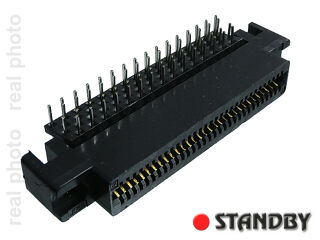 socket R=1,27mm; 62 pin; angled 90°