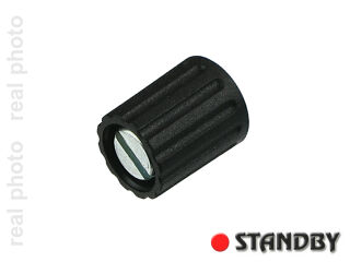 Knob  9 mm matt black