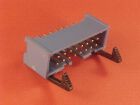 IDC 16 pin, male, THT, straight, short latch