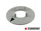 Scheibe für 28 mm Drehknopf matte grau