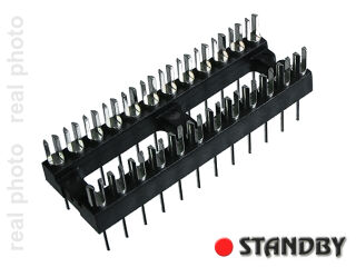 precision socket 24pin HYBRID width=7,62