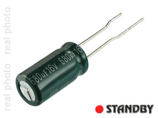 MZ 680uF-16V capacitor electrolytic (10pcs)