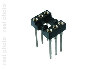 Precision Fassung 6pol, wire wrap