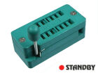 ZIF Socket: DIL14