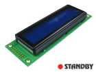 LCD Module 20x2 STN blue negative white fonts