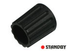 Drehknopf 14,5 mm matte schwarz