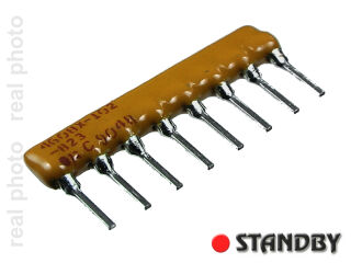 Resistor network 4x82k