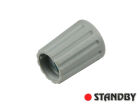Drehknopf 10 mm matte grau