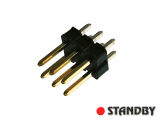 2x03 pin header straight (10pcs)