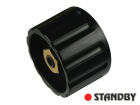 Knob 28 mm glossy black