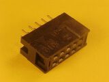 IDC 10 pin, gniazdo do druku, proste