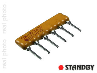 Resistor network 3x3k3 (10pcs)