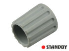Drehknopf 14,5 mm matte grau