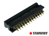 IDC 26 pin, transition for ribbon cable, THT