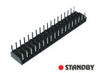 1x18 Female socket angled