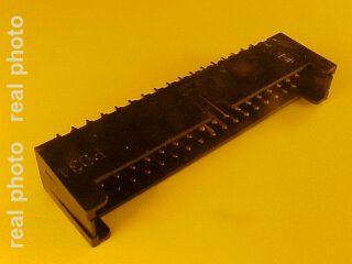 IDC 34 pin, male, THT, straight