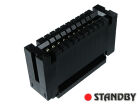socket R=2,54mm; 20 pin; for ribbon cable